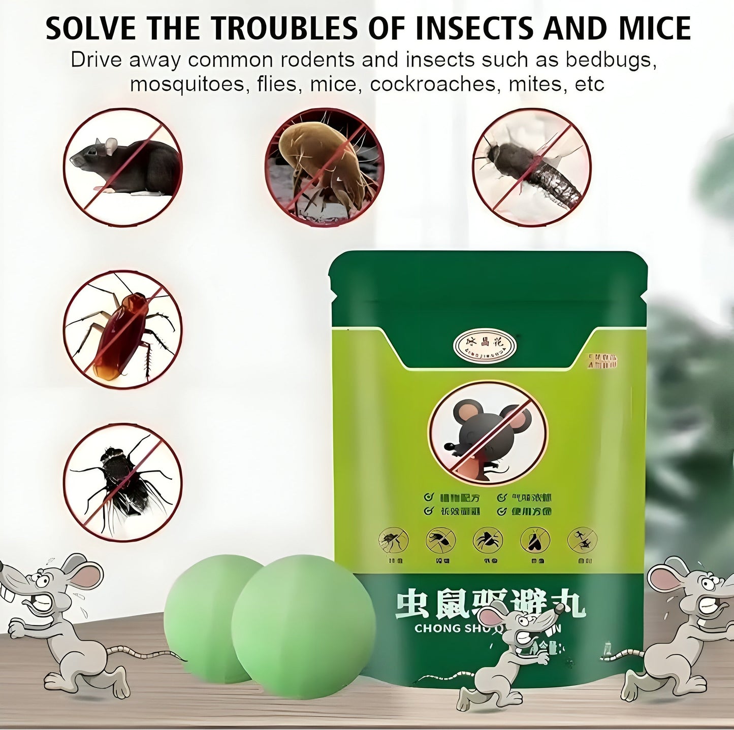 Rat & Pest Repellent Balls (Pack Of 25)